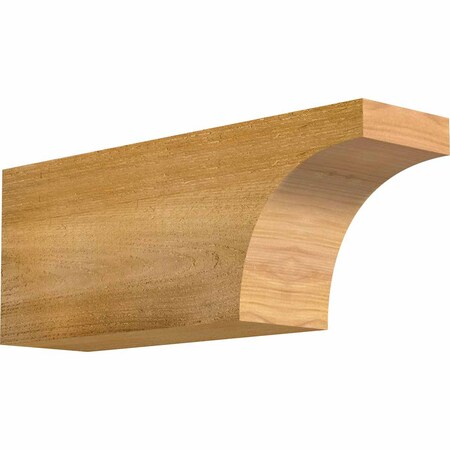 Ekena Millwork Huntington Rough Sawn Rafter Tail, Western Red Cedar, 4"W x 6"H x 16"L RFT04X06X16HUN00RWR